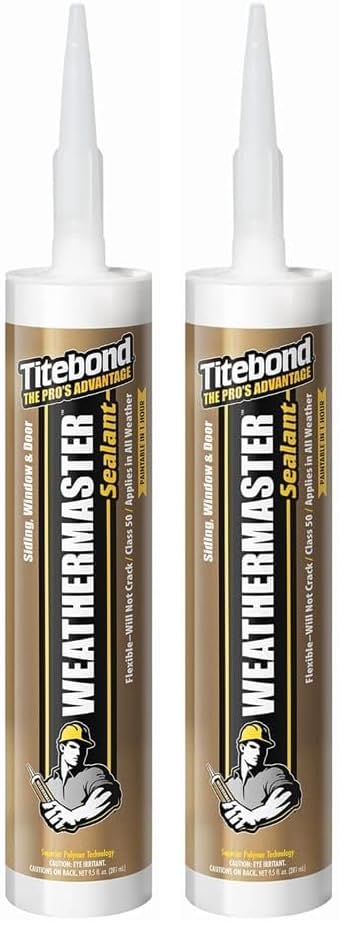 Titebond WeatherMaster Sealant 9.5 Oz Pack de 2 miniatura 1