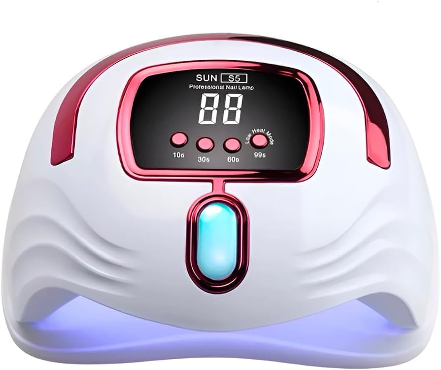 Cabine LED/UV Sun S5 para Unhas, 268W, 57 LEDs, Bivolt, com Temporizador, Base Removível,