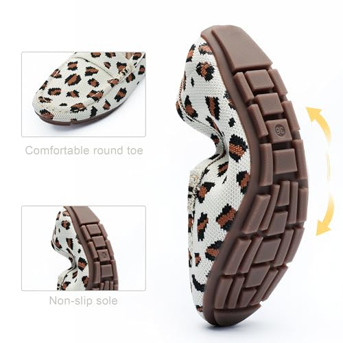 Image of feabtonbd Loafers for Women Comfortable Breathable ShoeCasual Slip On Womens Driving Flats Shoes