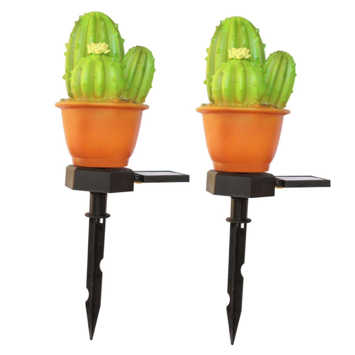 BESPORTBLE Waterproof Solar Garden Stake Lights Led Outdoor Decorative Landscape No Battery Needed for Yard Garden Pathway Patio Christmas Cactus Lighting