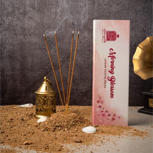 Image of Adilqadri Morning Blossom Incense Sticks - 100g | Fresh & Floral Fragrance for Home, Puja & Meditation | Premium Agarbatti for Energizing Ambience | 60 Sticks