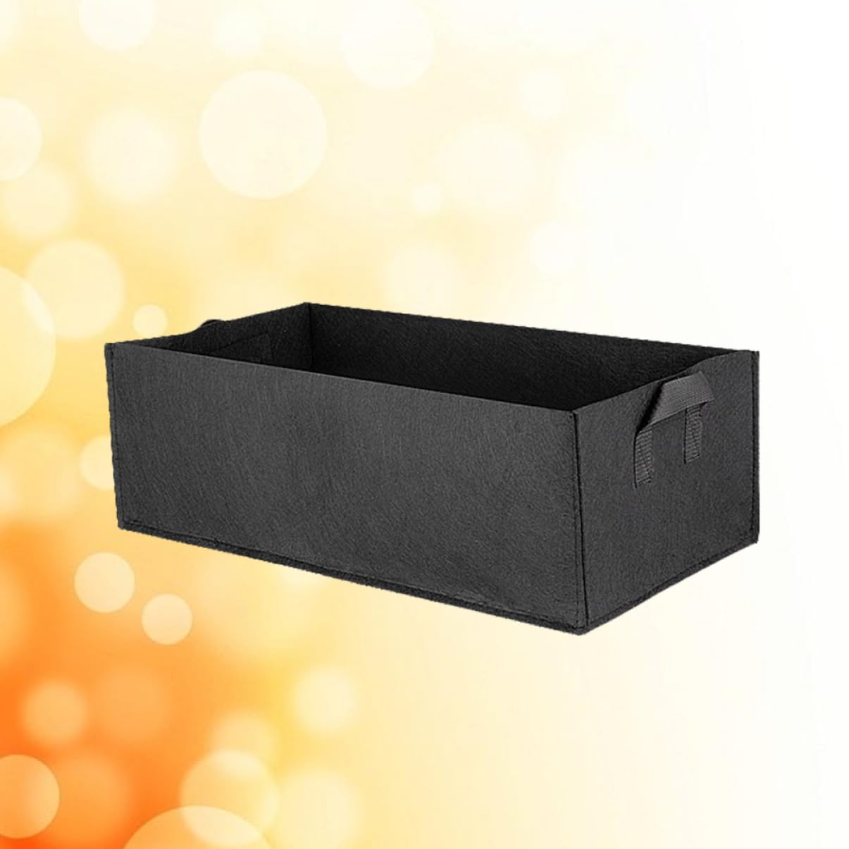 YARNOW Bolsa Cuadrada para Cultivo De Fresas (3 Unidades Tamaño Galón) para Control De Raíces para Plantas Flores Vivero Verduras Invernadero Elegante Color Negro Tamaño
