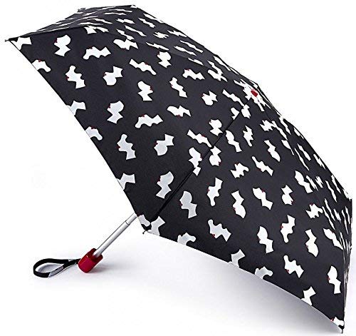 LuluGuinnessWomensUmbrellaLulu Guinness Cameo Girls Tiny Handbag Size Folding Umbrella & Cover