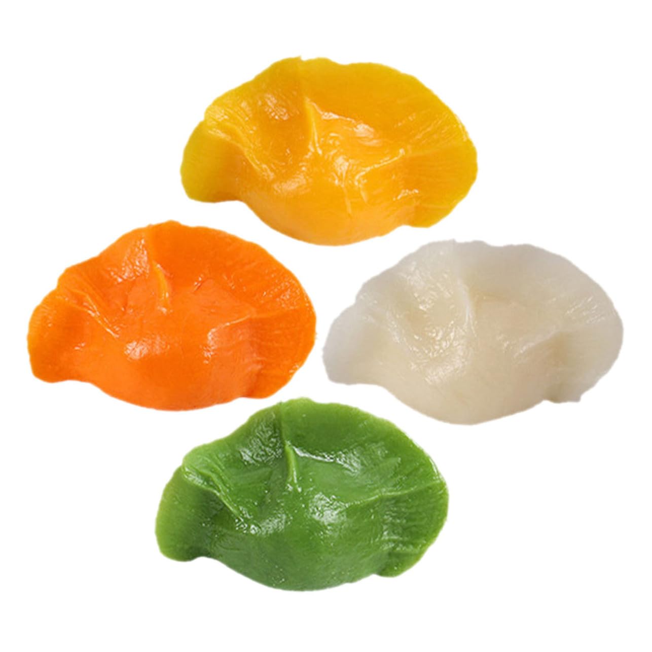 Toddmomy 4pcs Realistic Dumpling Display Props Decorative Food Model for Restaurant Photography Simulated Dumpling Design Safe Wear Resistant Simulation Food
