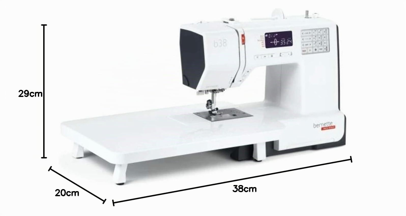 Máquina de coser Bernette B38 con 5 años de garantía