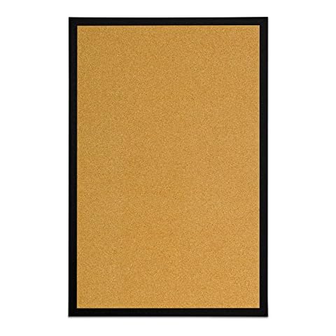 Bi-Office Cork Notice Board 30 x 40 cm Black Cover