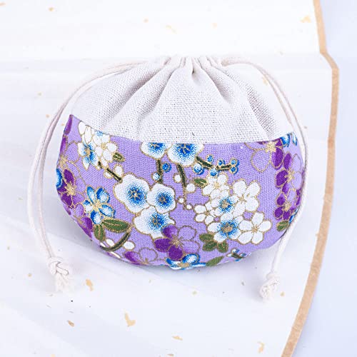 10 bolsas sachet de lino con cordón, 10.5x11.5 cm miniatura 1