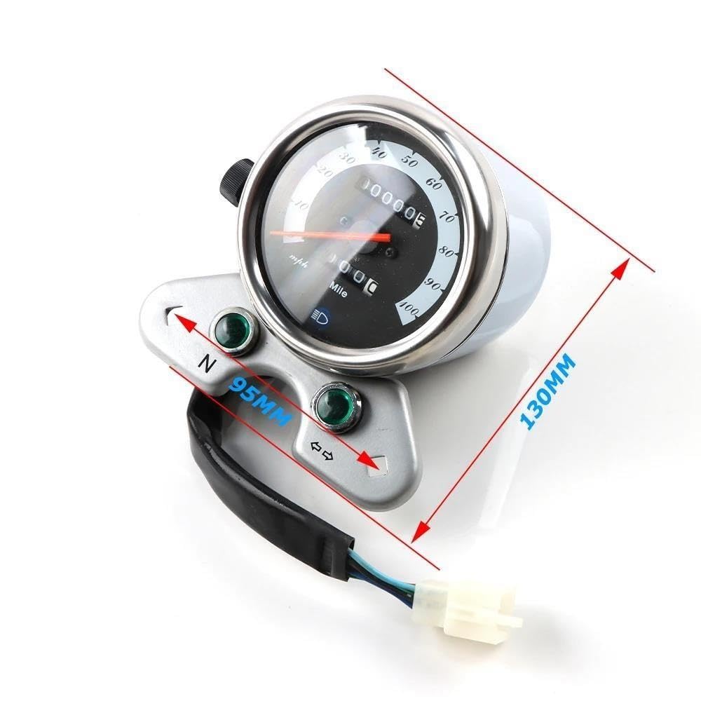 Velocímetro Universal Para Motocicleta De 12 V