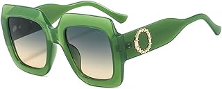 Square Sunglasses Women Popular Fashion Oversized Punk Sun Glasses Female Shades UV400 Colorful Eyeglasses - MUTYNE