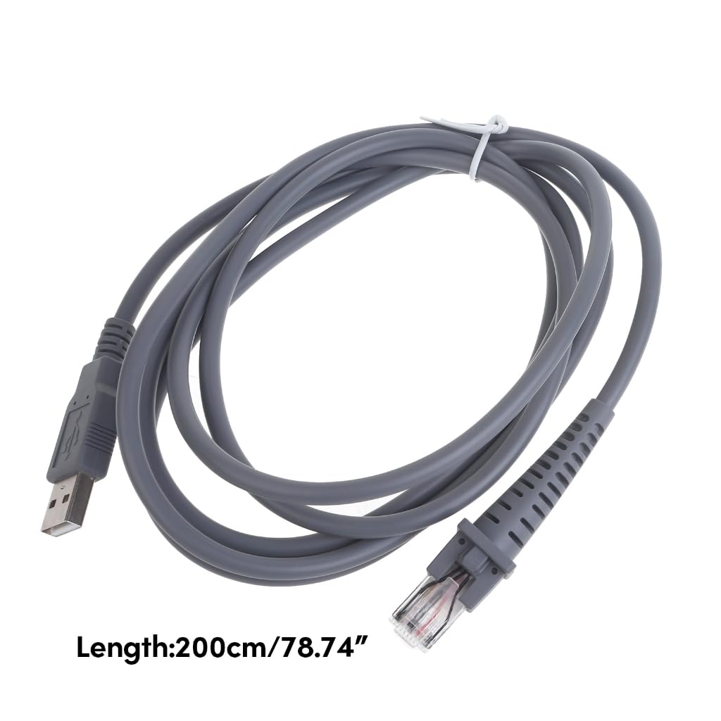 Cable USB flexible versátil de 2 m para escáner GD4130 QD2100 GBT4100