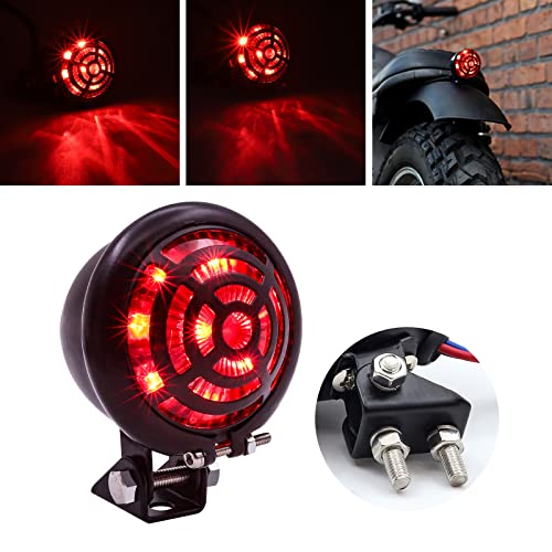 Feu de freinage de moto rouge stop Biqing 12V contre la casse