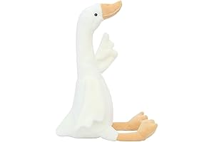 CHELEI2019 15.7" White Stuffed Goose Plush Toy