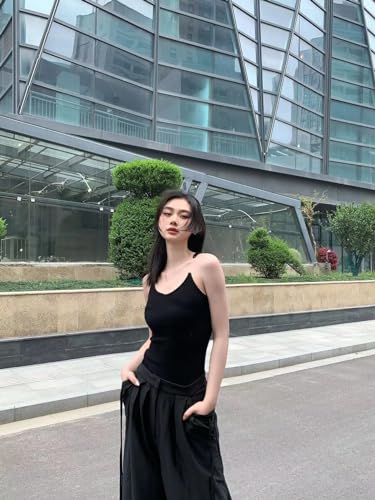 Invisible Strap Tank Tops Y2k Aesthetic Sexy Tank Tops for Women Thin Strap Tank Tops4