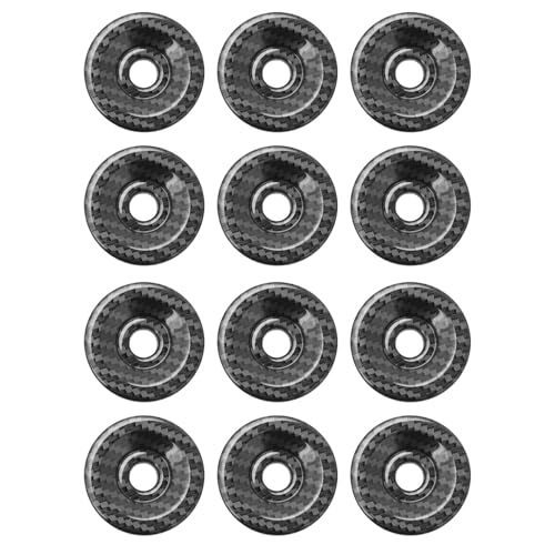 Image of Mokuo Motorcyle Fairing Parts,12Pcs Side Cover Decor Washer in ABS Material Compatible with 2021-2024 Honda Grom Msx 125 SF,Carbon Fibre Color