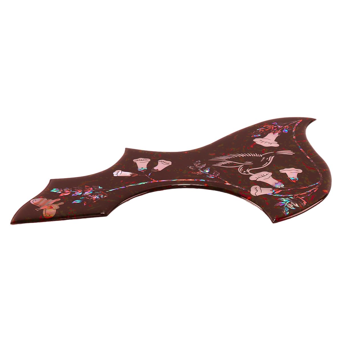 SYLEN Gitarren-Pickguard, selbstklebend, kratzfest, Kolibri-Schlagbrett, 2 mm, Ersatz für Akustikgitarre, für Anfänger, Profis, Live-Auftritte, Reparaturen zu Hause
