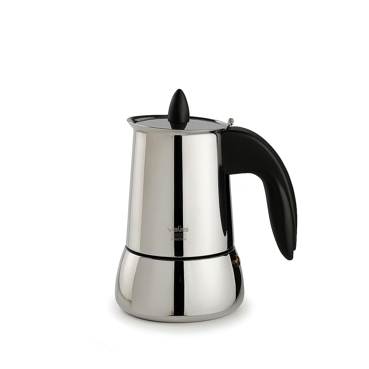 Valira – Caffettiera Inox, linea: Isabella, a induzione, 4 tazze