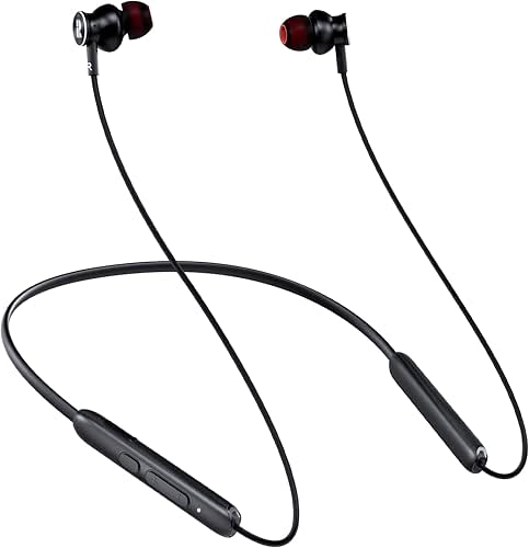 Rythflo Bluetooth Headphones,V5.2 Wireless Bluetooth Earbuds w/Mic in-Ear Magnetic Neckband