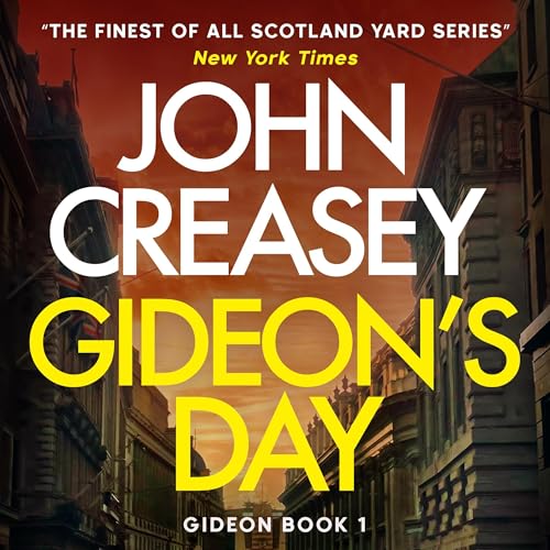 Diseño de la portada del título Gideon's Day
