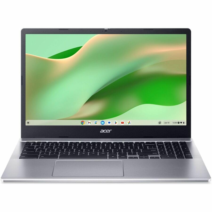 Image of Acer Chromebook 315 CB315-5HT-C7U5 15.6 inch Touchscreen Chromebook - Full HD - 60 Hz - Intel N-Series N100-4 GB - 64 GB Flash Memory - English (US) Keyboard - Silver