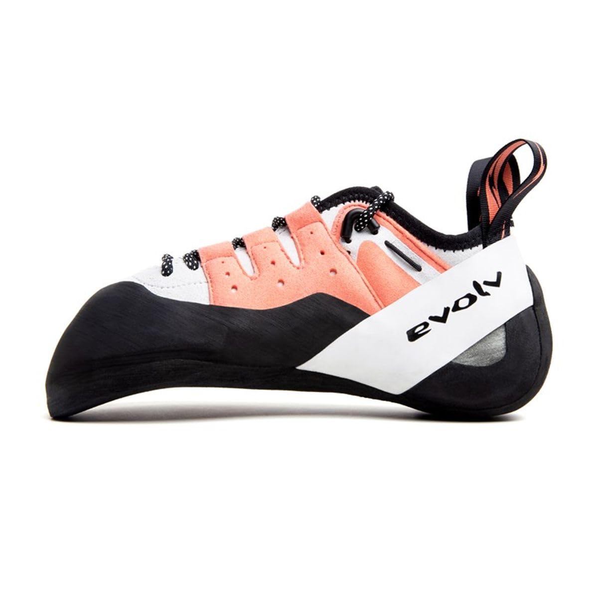 EVOLV Geshido Lace Climbing Shoes - Women's White/Coral/Black 9.5