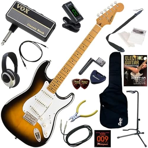 �y�Z�b�g�i�zSquier �G���L�M�^�[���S�ғ��� �w�b�h�z���E�M�^�[�E�A���vamPlug��������16�_�Z�b�g Classic Vibe '50s Stratocaster/2CS�i2�J���[�T���o�[�X�g�j