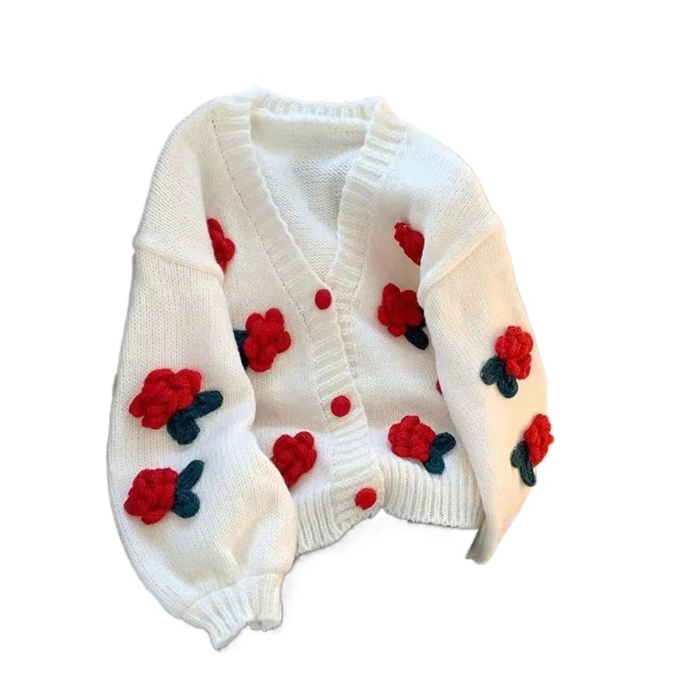 Womens Autumn Winter Oversized Open Front Knit Cardigan Sweaters Loose Fit V Neck Preppy Style Fall Solid Color