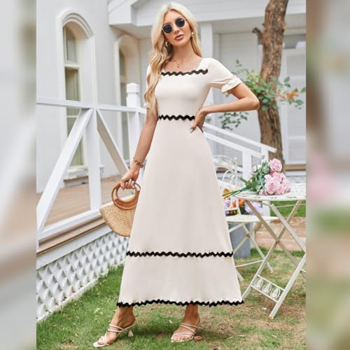 Robe de plage décontractée et fluide pour vacances d'été à la mer - 2