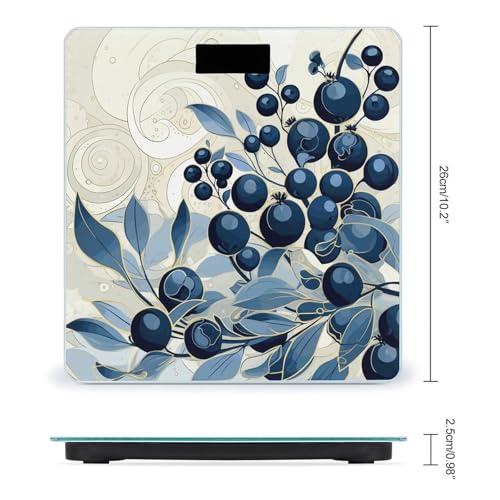 Báscula Digital de Baño Precisa de Vidrio Templado miniatura 2
