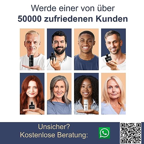 Foto von Take Hair Ansatzpuder für Frauen – Haarpuder gegen graue Haare abdecken & Haaransatz kaschieren – wasserfestes Haar Make-up zur Haarverdichtung (Schwarz)