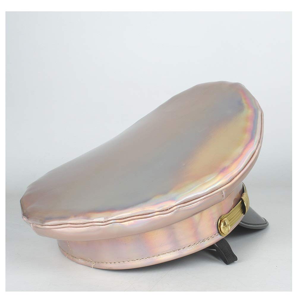 Unisex, elegante, cappello di feltro 100% cappello militare pelle for le donne gli uomini Germania Ufficiale Visor Army Cap Hat corticale Polizia Cap Fancy Dress up cappello della protezione di Hallow