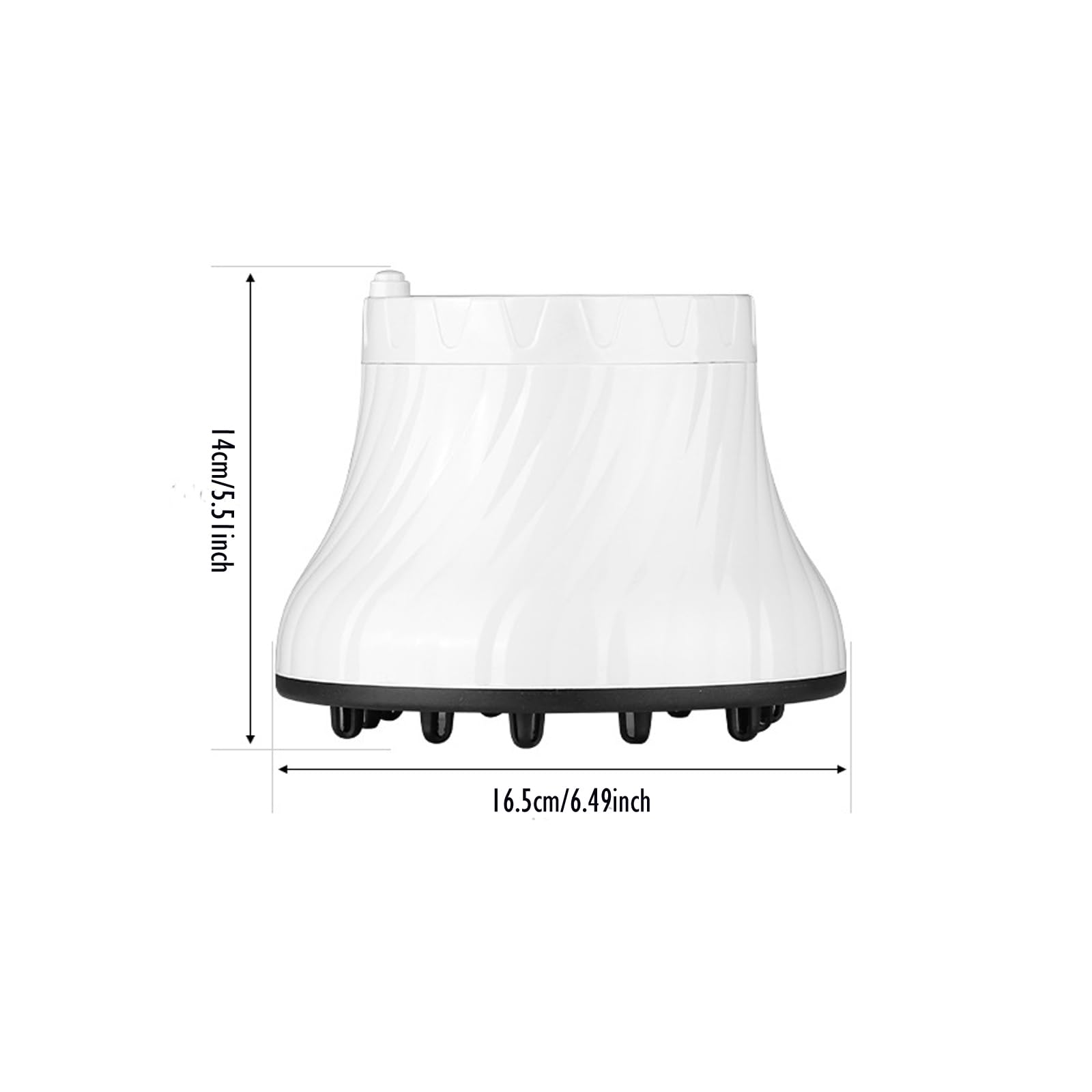 Universal-Haardiffusor-Aufsatz für Haartrockner, verstellbare Föhndüse für lockiges und gewelltes Haar (3,5 bis 8,9 cm), schnell trocknendes Reise-Styling-Werkzeug, Weiß