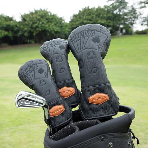 BAIRBRE Poker Leather Golf Covers