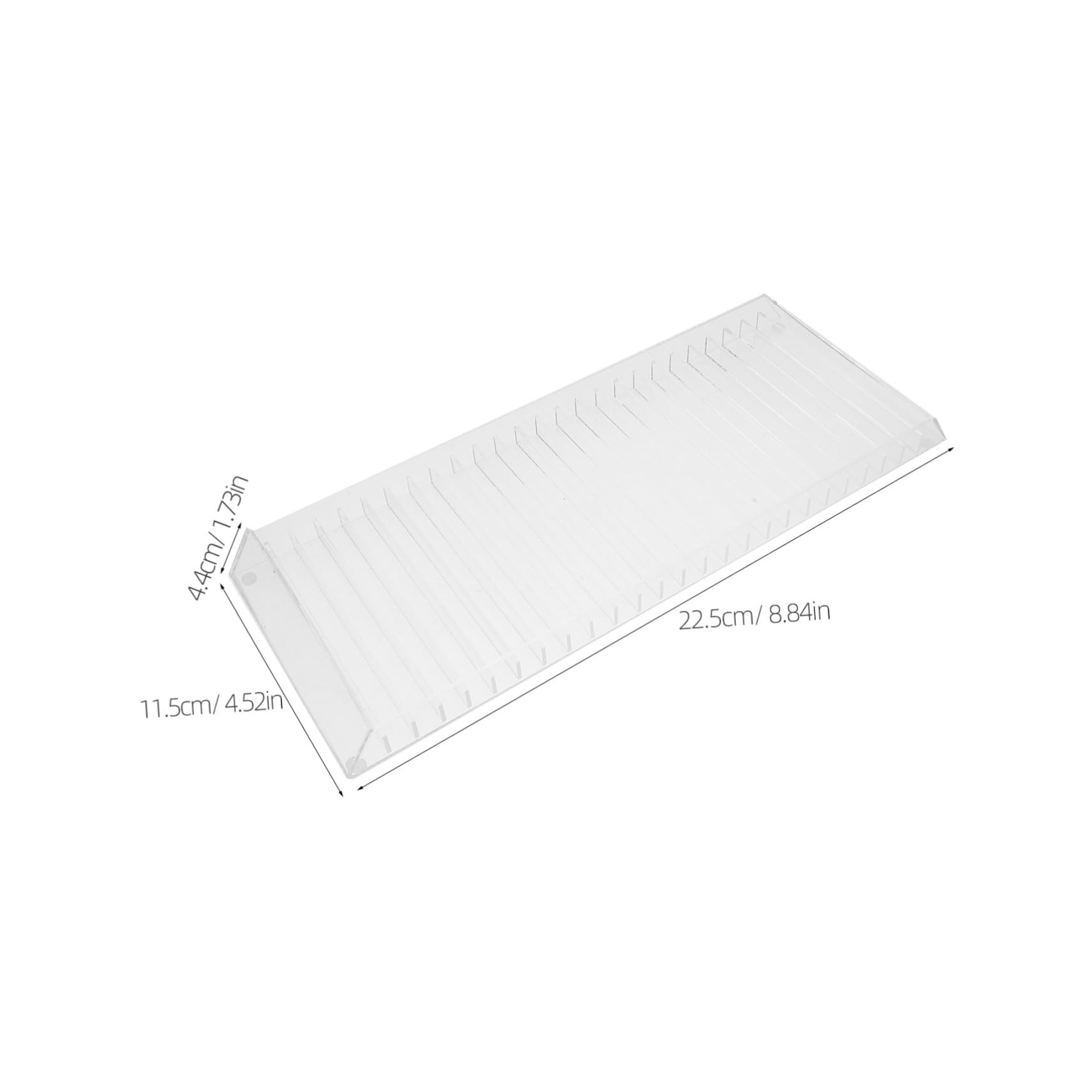 BESPORTBLE Organizzatore per CD in Acrilico Trasparente Porta Dischi da Gioco Contenitore per Dischi in Vinile Supporto per CD da Scaffale Tavolo Organizer per Archiviazione e Organizzazione