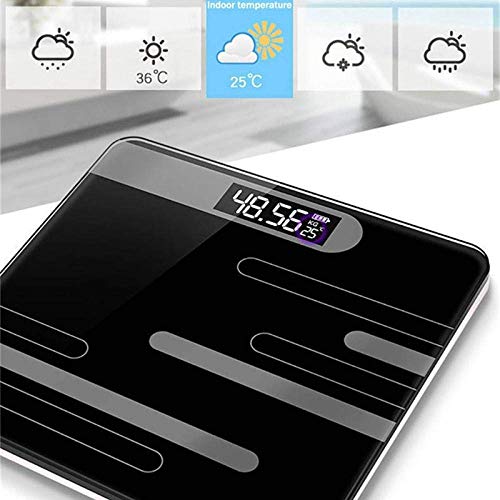 Báscula de Baño Electrónica Digital LCD 180Kg Negra miniatura 4