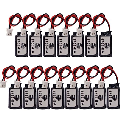 DCYNXC (15-Pieces) 3V PLC Backup Battery Replaces COMP-295 for Allen Bradley 1763-BA Micro 1100 Series Controller CR14250SE-AB Battery