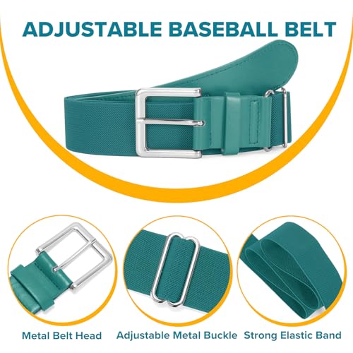 Image of Baseball Socks and Belt Combo for Youth Adult - Softball Socks and Belt for Boys and Girls