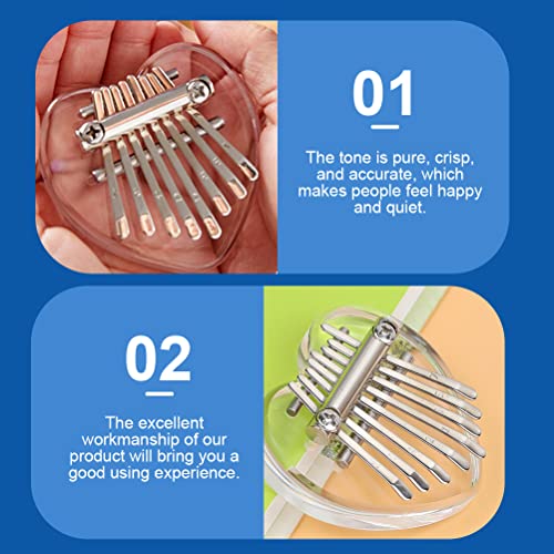 BIENKA 8 Touches Kalimba Pouce Piano Petit Doigt Piano Creative Kalimba Instrument De Musique Piano - Les Beatles, Paul McCartney, John Lennon, RIngo Starr, George Harrison BIENKA 8 Touches Kalimba Pouce Piano Petit Doigt Piano Creative Kalimba Instrument De Musique Piano – Image 6