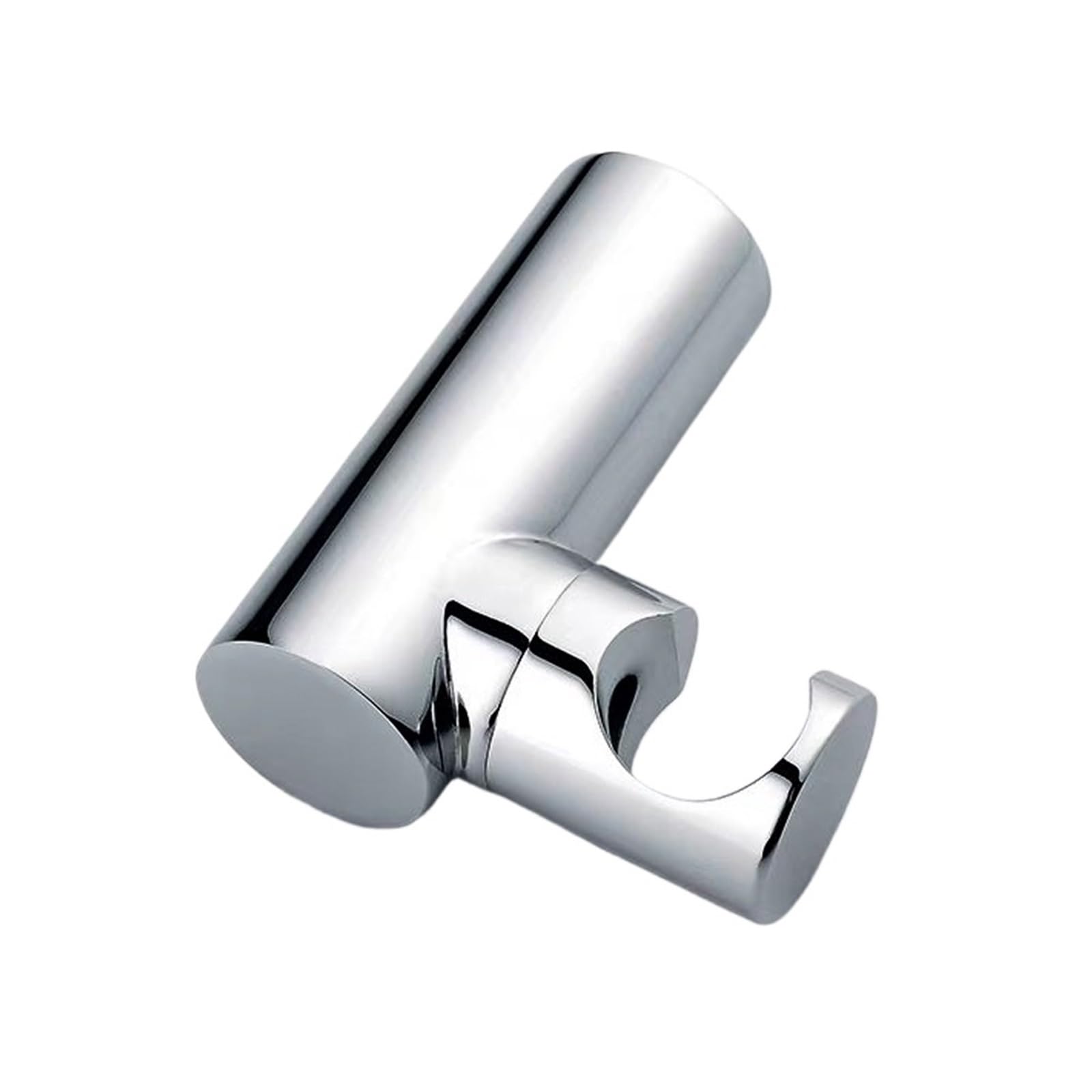 Luysgbxr Sliver Shower Head Holder Shower Holder Handheld Support Wall Mounted Sprayer Bracket Bathroom Brass Accessories Screw Install(Sliver)