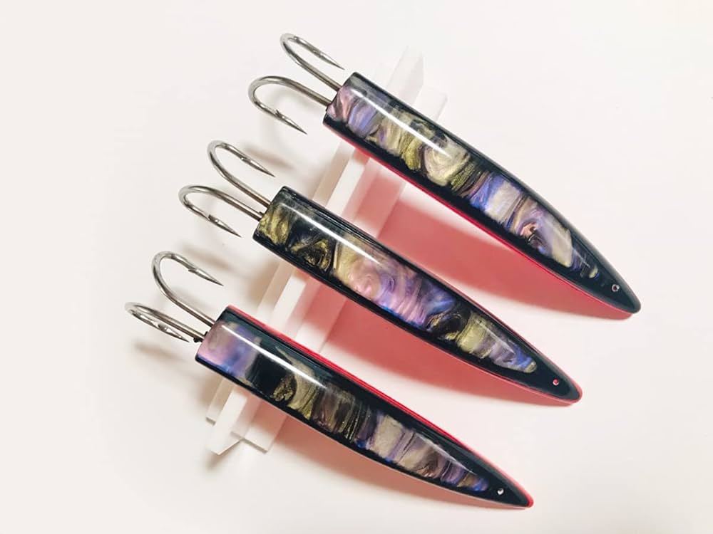 トローリングルアーになります　中古　5本 Amazon | 弓角ルアー45mm 5色セット サーフトローリング 青物