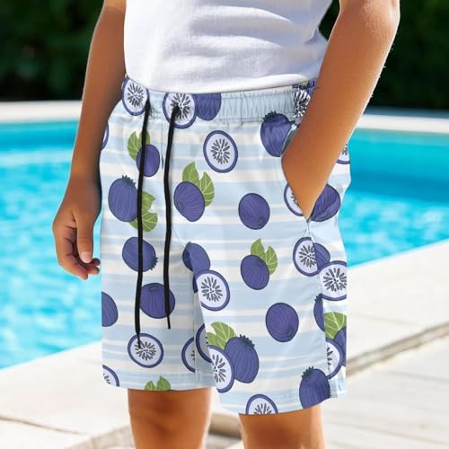 Boys Hawaiian Shorts for Kids Beach Pants with Pockets for Children3