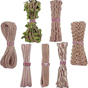 Propupy HooYey 7 Rollen Jute-Bänder Set
