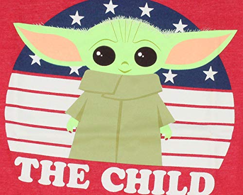 Star Wars Little Boys Yoda Character The Child Stars and Stripes T-Shirt4