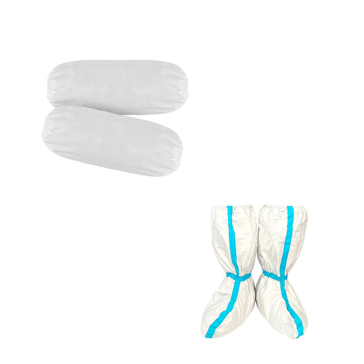 ZMDREAMPack of 110 Hazmat Boot Covers and Hazmat Sleeve Covers White