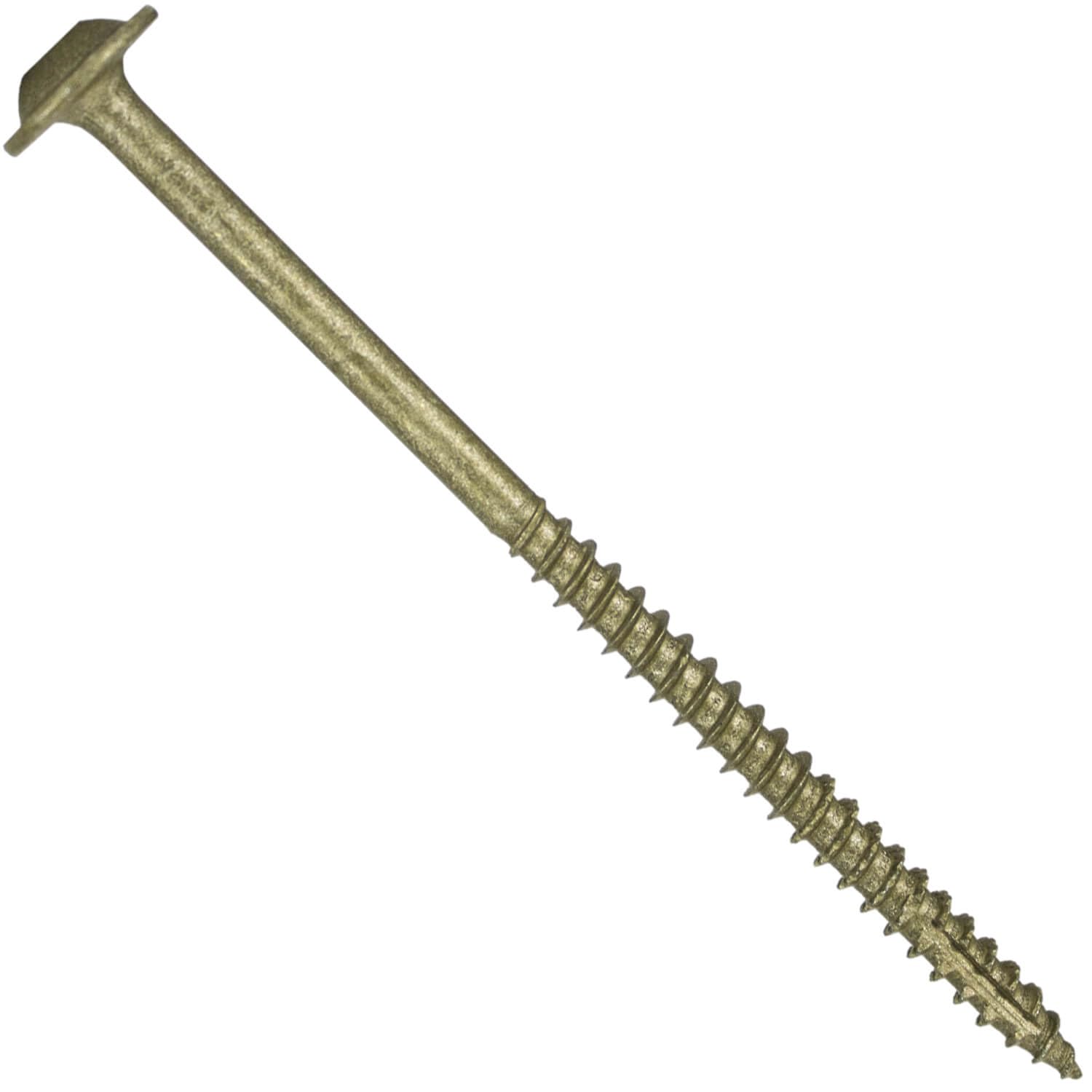 10 x 3-1/2 pulgadas, cabeza de armadura modificada con revestimiento exterior, tornillo de madera, bronce estrella, multiusos, cabeza de accionamiento Torx/Star – Cantidad de 42 cajas 2.268 tornillos
