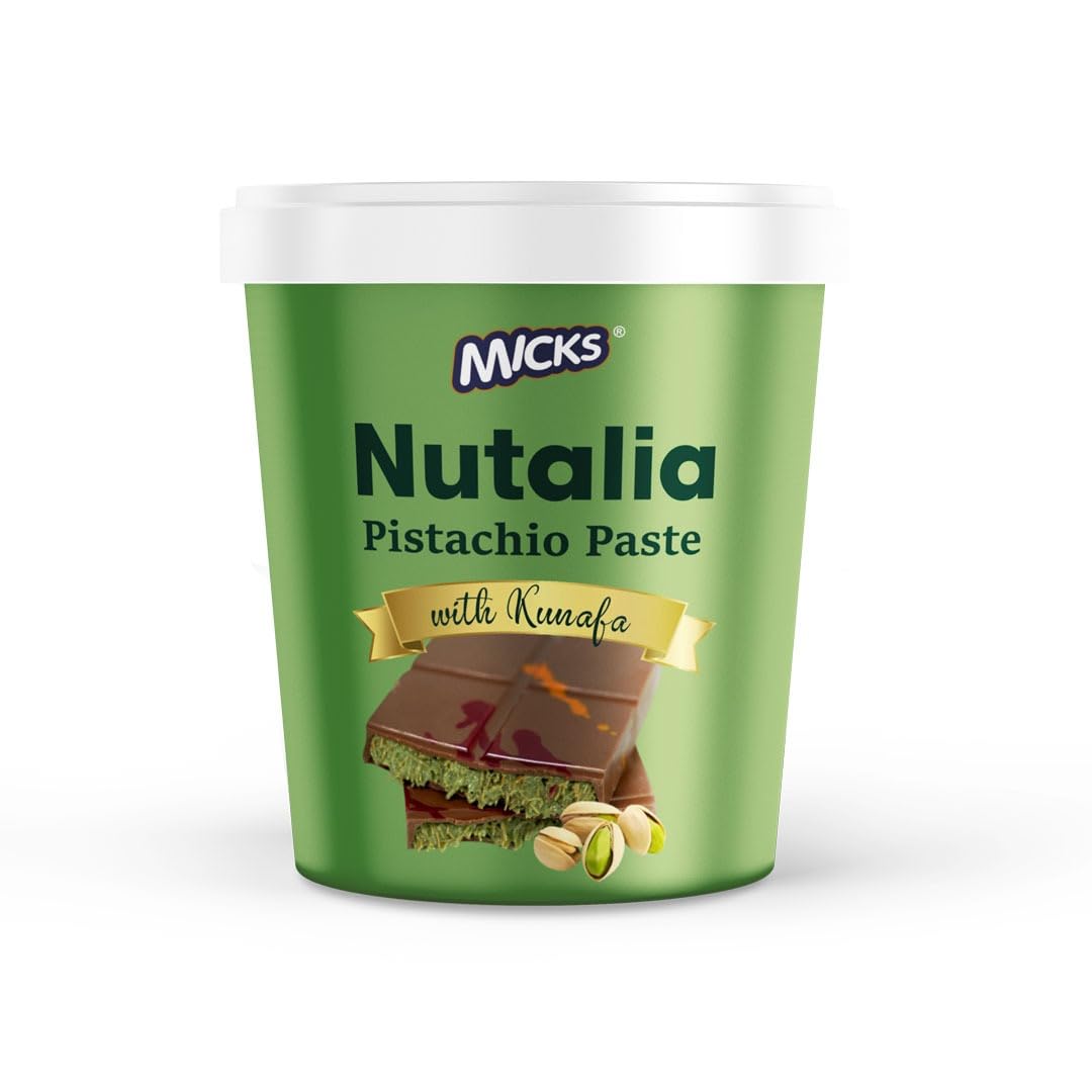 Micks Nutalia Pistachio Paste with Kunafa, 1000g, Vegetarian