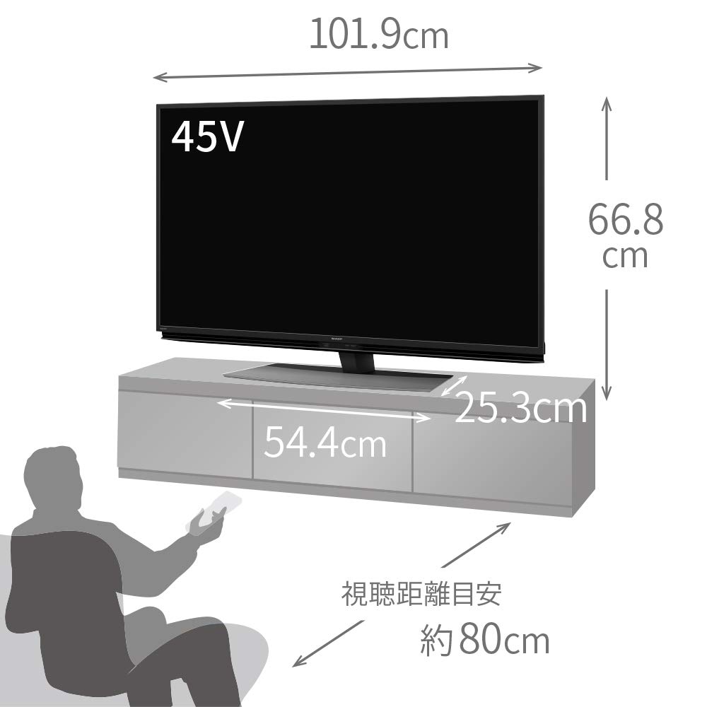 AQUOS テレビ 4T-C45BL1 2020年製 Amazon.co.jp: シャープ 4K チューナー内蔵 液晶 テレビ Android TV