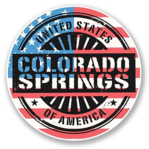 Colorado Springs USA Round Metal 0.75" Lapel Pin Hat Shirt Pin Tie Tack Pinback2