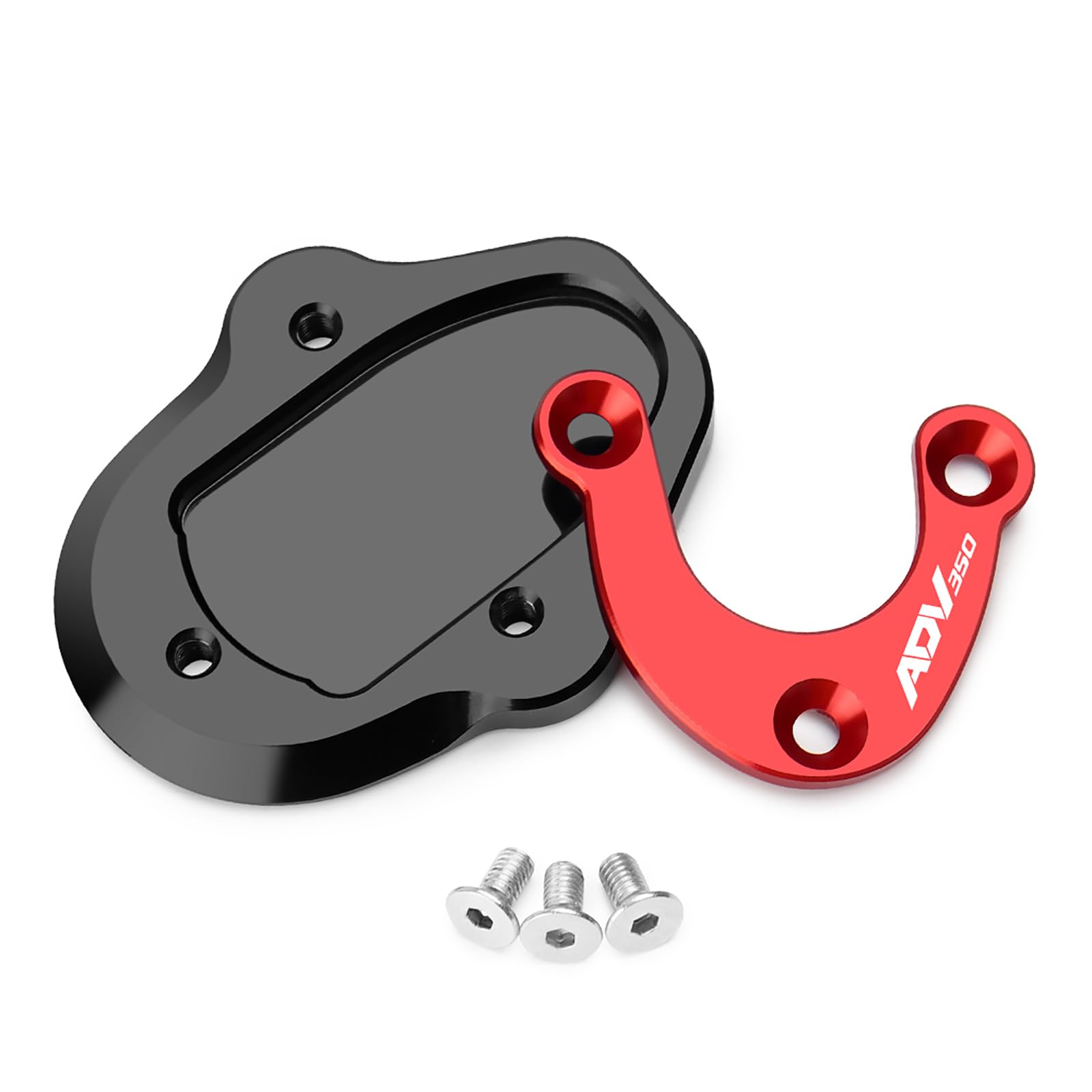 Support de Plaque de Support de Béquille Latérale Aluminium Plaque Agrandir Pad Pour Moto ADV350 ADV 350 2022 2023 2024