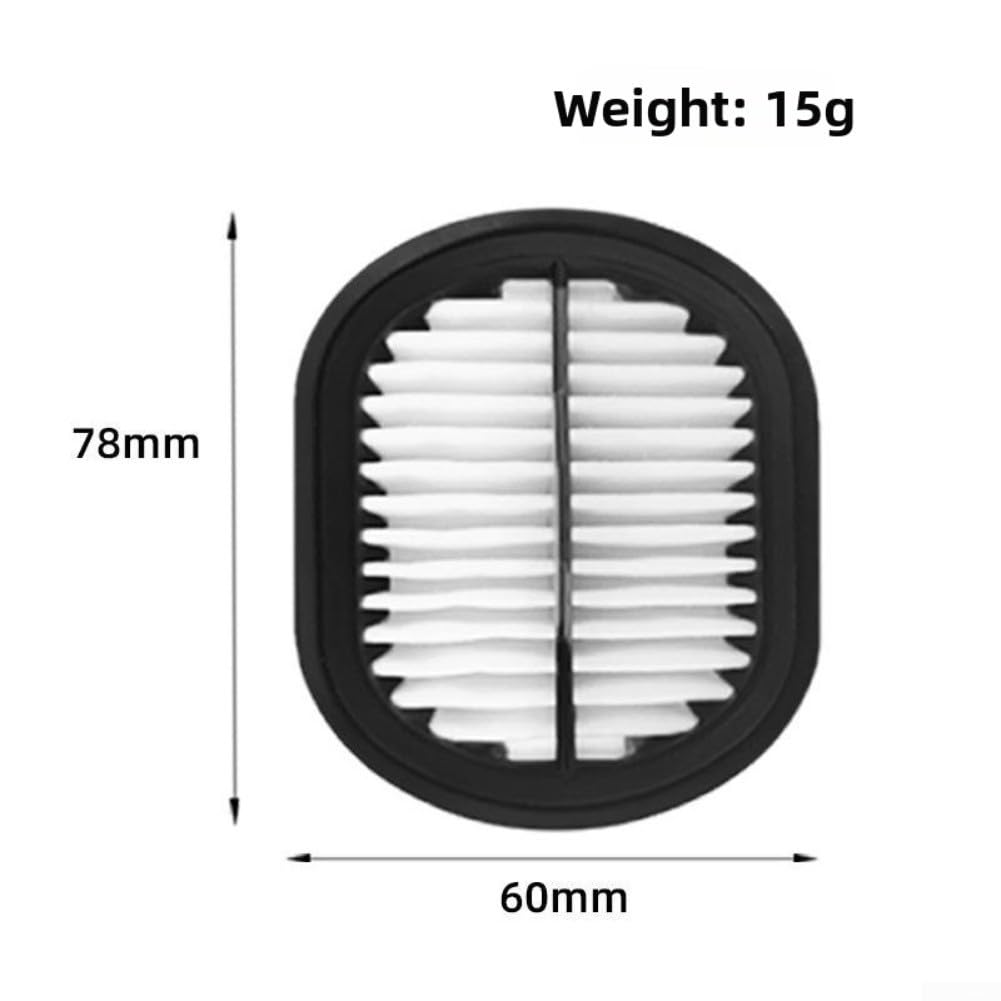 Hepa-Filter und Staubbecher, kompatibel mit Tineco 2.0 Slim Staubsauger, waschbare Ersatzteile für effiziente Filtration und verbesserte Saugleistung, schwarz (1)