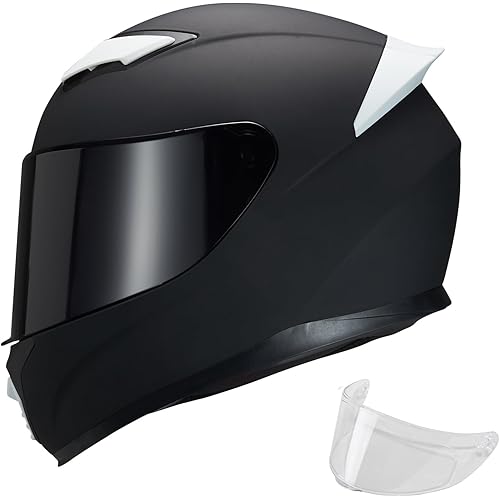 Full Face Motorcycle Helmet WS-607 DOT Approved Motorbike Racing Street Bike Helmets for Adults with Visor